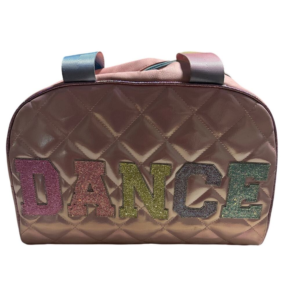 Miss Gwen's OMG! Accessories Dance Bag Quilted Pink Ballet Tap Jazz Little Girl